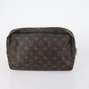 LOUIS VUITTON Epi Monogram Clutch Bag 4Set Black LV Auth 148075-3