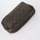 LOUIS VUITTON Epi Monogram Clutch Bag 4Set Black LV Auth 148075-4