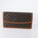 LOUIS VUITTON Epi Monogram Clutch Bag 4Set Black LV Auth 148075-7