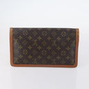 LOUIS VUITTON Epi Monogram Clutch Bag 4Set Black LV Auth 148075-8