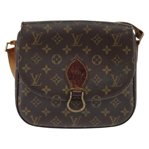 LOUIS VUITTON Monogram Saint Cloud GM Shoulder Bag M51242 LV Auth 148087