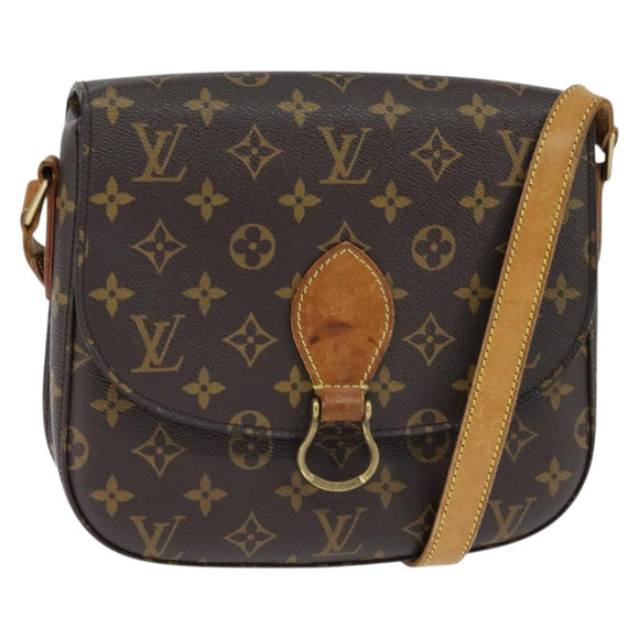 LOUIS VUITTON Monogram Saint Cloud GM Shoulder Bag M51242 LV Auth 148088