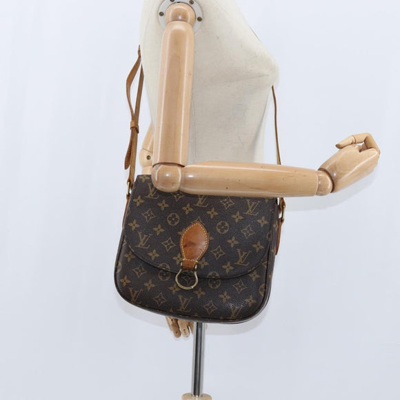 LOUIS VUITTON Monogram Saint Cloud GM Shoulder Bag M51242 LV Auth 148088