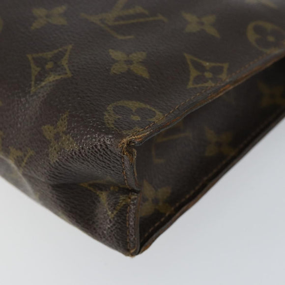 LOUIS VUITTON Monogram Poche Toilette 26 Pouch M47542 LV Auth 148091