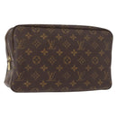 LOUIS VUITTON Monogram Trousse Toilette 28 Clutch Bag M47522 LV Auth 148093-1