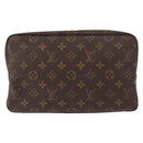 LOUIS VUITTON Monogram Trousse Toilette 28 Clutch Bag M47522 LV Auth 148093-13