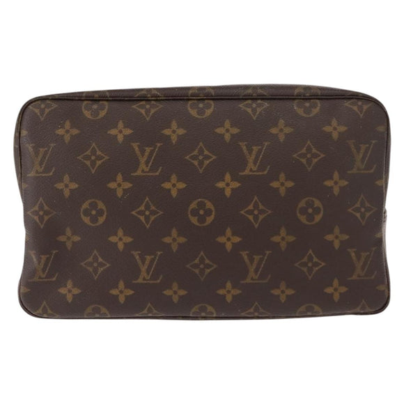 LOUIS VUITTON Monogram Trousse Toilette 28 Clutch Bag M47522 LV Auth 148093