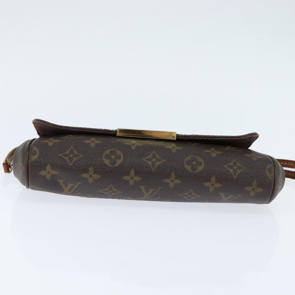 LOUIS VUITTON Monogram Favorit MM Shoulder Bag 2way M40718 LV Auth 148097