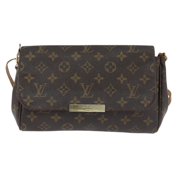 LOUIS VUITTON Monogram Favorit MM Shoulder Bag 2way M40718 LV Auth 148097