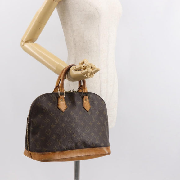 LOUIS VUITTON Monogram Alma Hand Bag M51130 LV Auth 148099