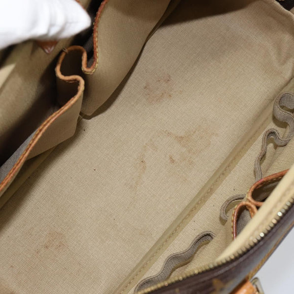 LOUIS VUITTON Monogram Deauville Hand Bag M47270 LV Auth 148100