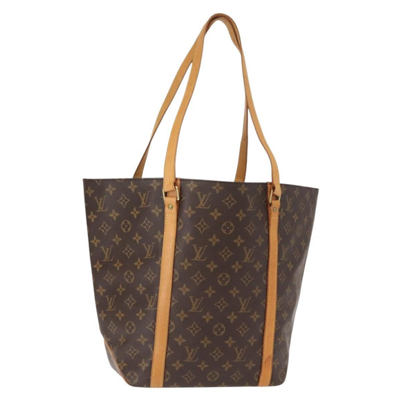 LOUIS VUITTON Monogram Sac Shopping Tote Bag M51108 LV Auth 148103