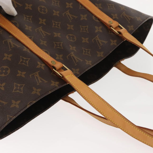 LOUIS VUITTON Monogram Sac Shopping Tote Bag M51108 LV Auth 148103