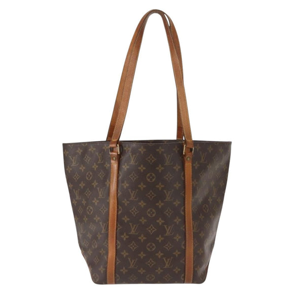 LOUIS VUITTON Monogram Sac Shopping Tote Bag M51108 LV Auth 148104