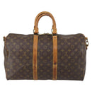 LOUIS VUITTON Monogram Keepall Bandouliere 45 Boston Bag M41418 LV Auth 148109-2
