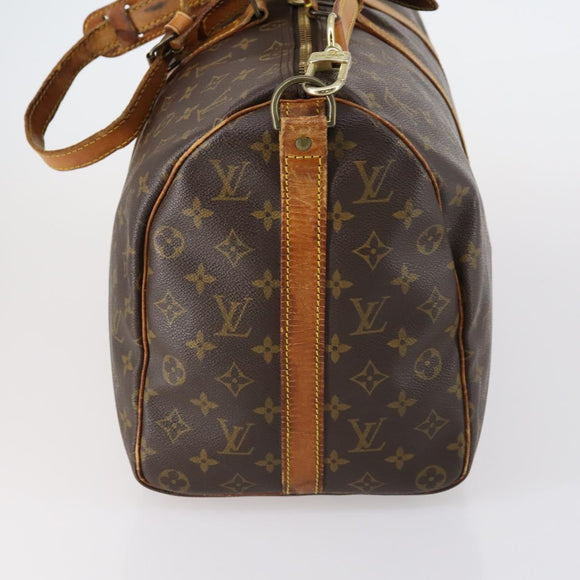 LOUIS VUITTON Monogram Keepall Bandouliere 45 Boston Bag M41418 LV Auth 148109