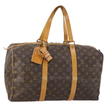 LOUIS VUITTON Monogram Sac Souple 45 Boston Bag M41624 LV Auth 148110