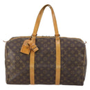 LOUIS VUITTON Monogram Sac Souple 45 Boston Bag M41624 LV Auth 148110-2