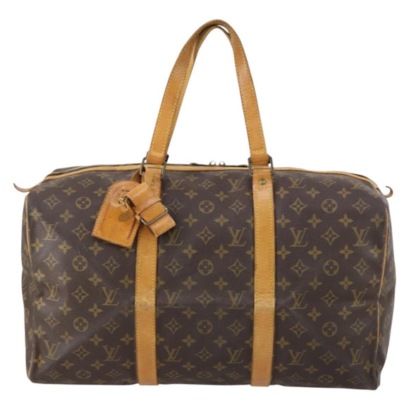 LOUIS VUITTON Monogram Sac Souple 45 Boston Bag M41624 LV Auth 148110
