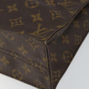 LOUIS VUITTON Monogram Sac Plat Hand Bag M51140 LV Auth 148111-10