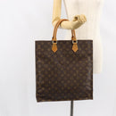 LOUIS VUITTON Monogram Sac Plat Hand Bag M51140 LV Auth 148111-21