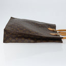 LOUIS VUITTON Monogram Sac Plat Hand Bag M51140 LV Auth 148111-4