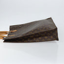 LOUIS VUITTON Monogram Sac Plat Hand Bag M51140 LV Auth 148111-5