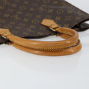 LOUIS VUITTON Monogram Sac Plat Hand Bag M51140 LV Auth 148111-7
