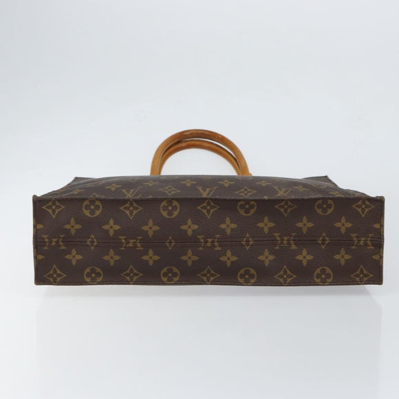 LOUIS VUITTON Monogram Sac Plat Hand Bag M51140 LV Auth 148111