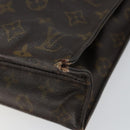 LOUIS VUITTON Monogram Sac Plat Hand Bag M51140 LV Auth 148112-16