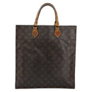 LOUIS VUITTON Monogram Sac Plat Hand Bag M51140 LV Auth 148112-13