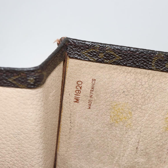 LOUIS VUITTON Monogram Sac Plat Hand Bag M51140 LV Auth 148112