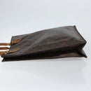 LOUIS VUITTON Monogram Sac Plat Hand Bag M51140 LV Auth 148112-4