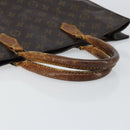 LOUIS VUITTON Monogram Sac Plat Hand Bag M51140 LV Auth 148112-7