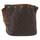 LOUIS VUITTON Monogram Petit Noe Shoulder Bag M42226 LV Auth 148113-1