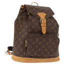 LOUIS VUITTON Monogram Montsouris GM Backpack M51135 LV Auth 148114-1