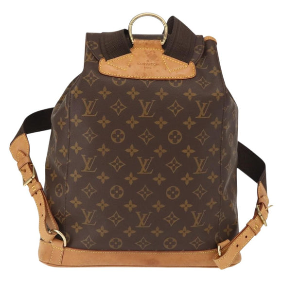 LOUIS VUITTON Monogram Montsouris GM Backpack M51135 LV Auth 148114