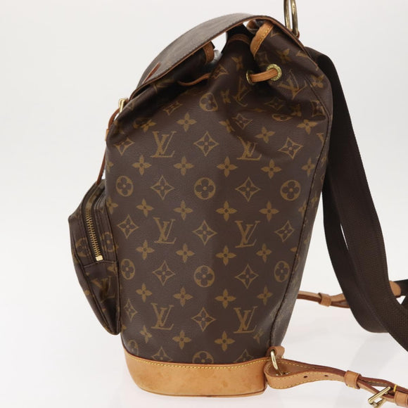 LOUIS VUITTON Monogram Montsouris GM Backpack M51135 LV Auth 148114