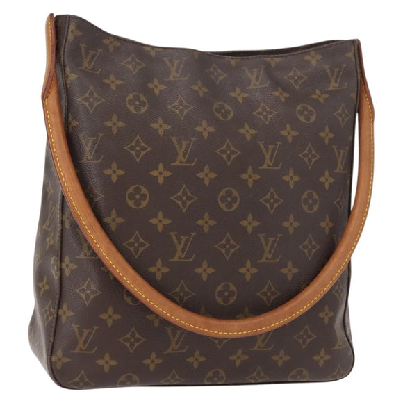 LOUIS VUITTON Monogram Looping GM Shoulder Bag M51145 LV Auth 148115