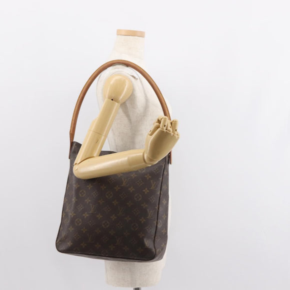 LOUIS VUITTON Monogram Looping GM Shoulder Bag M51145 LV Auth 148115