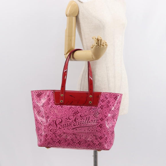 LOUIS VUITTON Cosmic Blossom Beach line Cosmic PM Bag Enamel M93160 Auth 148117