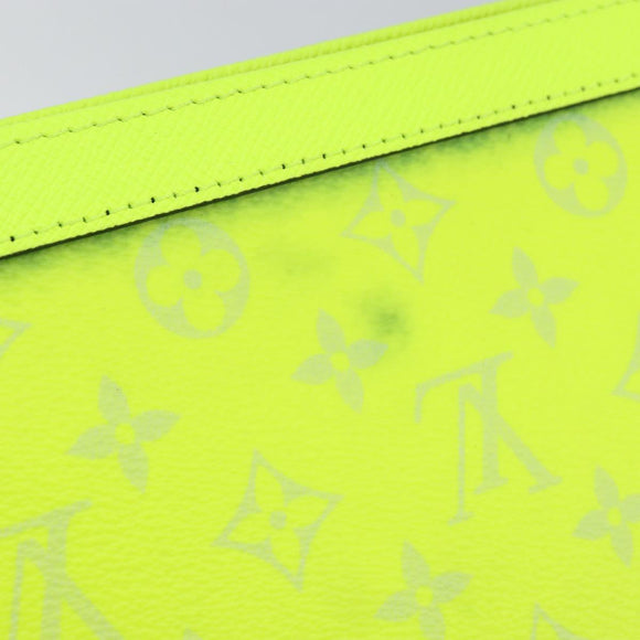 LOUIS VUITTON Monogram Neon Color Pochette Voyage MM Bag M30946 LV Auth 148118