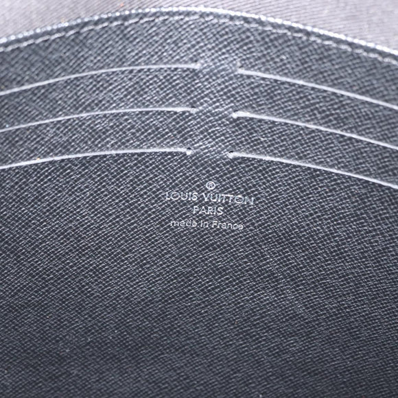 LOUIS VUITTON Monogram Galaxy Pochette Voyage MM Bag Gray M44448 LV Auth 148119