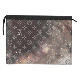 LOUIS VUITTON Monogram Galaxy Pochette Voyage MM Bag Gray M44448 LV Auth 148119 - 0