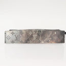 LOUIS VUITTON Monogram Galaxy Pochette Voyage MM Bag Gray M44448 LV Auth 148119-6