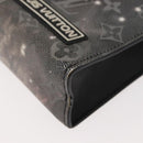 LOUIS VUITTON Monogram Galaxy Pochette Voyage MM Bag Gray M44448 LV Auth 148119-14
