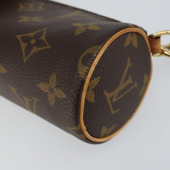 LOUIS VUITTON Monogram Papillon Pouch LV Auth 148120