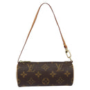 LOUIS VUITTON Monogram Papillon Pouch LV Auth 148120-13