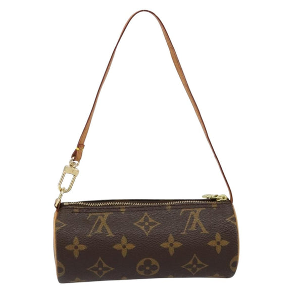 LOUIS VUITTON Monogram Papillon Pouch LV Auth 148120