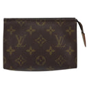 LOUIS VUITTON Monogram Poche Toilette 15 Pouch M47546 LV Auth 148123-13